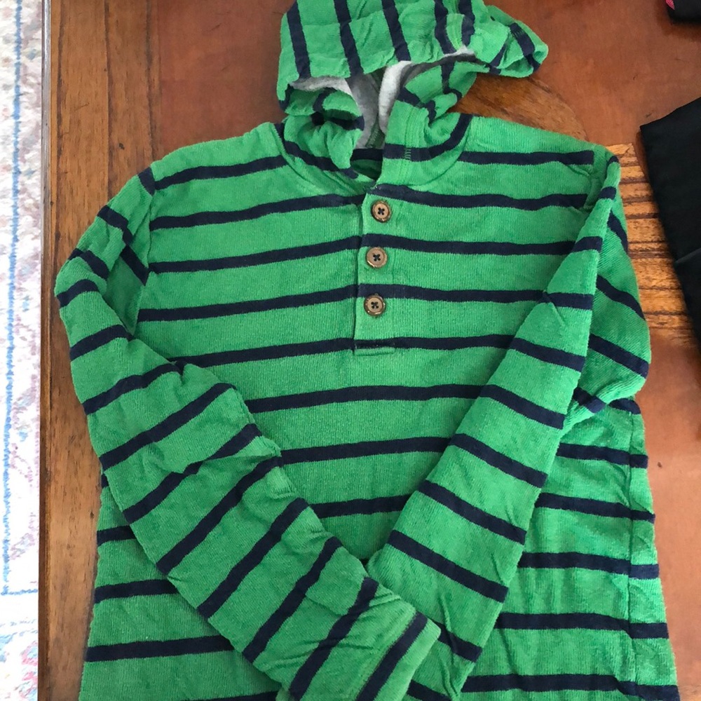 Mini Boden boys knit hooded pullover 9-10 yrs